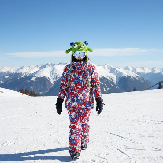 Bonnet unisexe tricoté cartoon